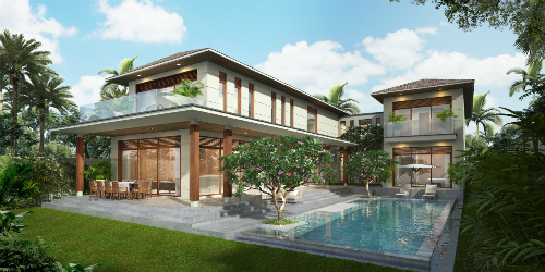Biệt thự hiện đại tại dự án The Ocean Estates.