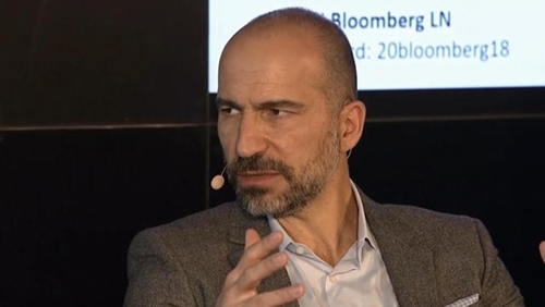 CEO Uber - Dara Khosrowshahi đang cố gắng lèo lái công ty. Ảnh: Bloomberg