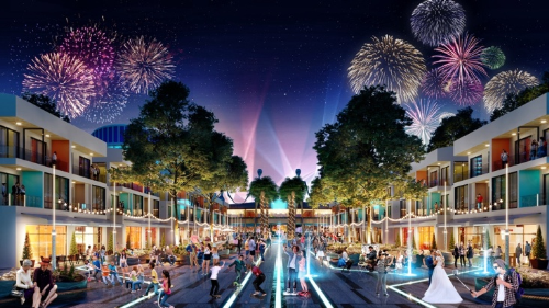 Phố đi bộ The Arena không chỉ mang đến trải nghiệm về ẩm thực, mua sắm mà còn kết hợp những màn trình diễn nghệ thuật, giải trí nhiều màu sắc. Chủ đầu tư: Công ty CP Đầu tư Xây dựng Vịnh Nha Trang; hotline 1800 54 54 77; website: www.thearena.vn.
