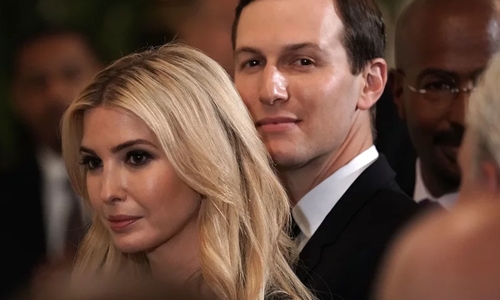 Ivanka và Kushner trong một sự kiện tại Nhà Trắng hồi tháng 5. Ảnh: AFP