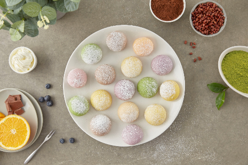 Bánh Mochi Sweets có những hương vị từ truyền thống như anh đào, đậu đỏ đến đột phá, mới lạ như phômai, sầu riêng, caramel...