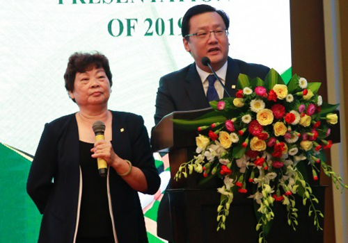 Ông Arthur Ting - Chủ tịch HĐQT Tập đoàn CT&D và Công ty TNHH Phú Mỹ Hưng phát biểu tại buổi lễ.