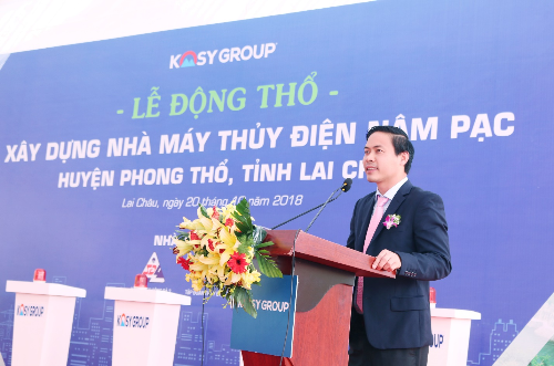 Tiến sĩ Nguyễn Việt Cường - Chủ tịch Tập đoàn Kosy phát biểu tại sự kiện.