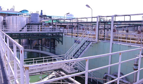 Bể nhận nước thải và tiền xử lý, khử nitrat sinh học (vi khuẩn chuyển hóa hợp chất nitơ trong nước thành nitơ tự do).