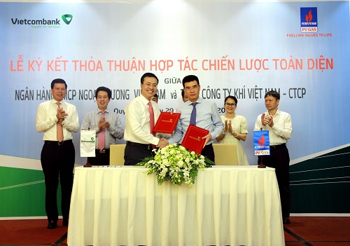 PV GAS ký kết thỏa thuận hợp tác chiến lược toàn diện cùng Vietcombank