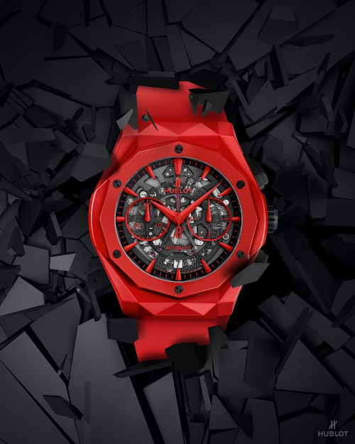 Hublot Classic Fusion Aerofusion Chronograph Red Ceramic