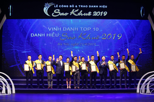 Top 10 giải thưởng Sao Khuê 2019.