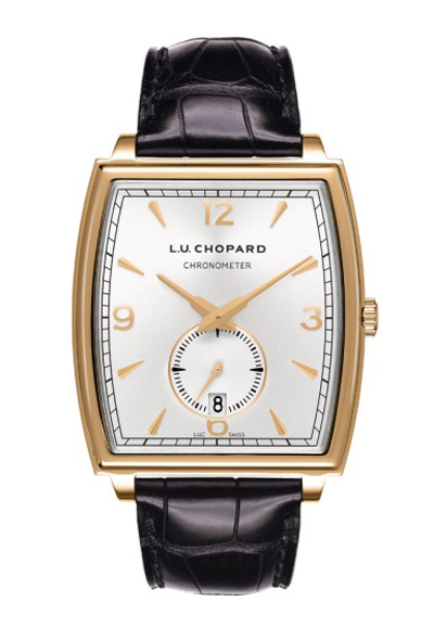 Đồng hồ L.U.C XP Tonneau bằng vàng hồng 18K thể hiện một trong những nguyên tắc cơ bản của Haute Horlogerie (là gì): vỏ có hình dạng xứng đáng với bộ chuyển động. Vỏ máy 7,22 mm siêu mỏng chứa bộ máy L.U.C Calibre 97.03-L được chứng nhận chronometer (nghĩa là gì), cung cấp 65 giờ dự trữ năng lượng. Chiếc đồng hồ này đang bán với giá 20.000 USD.