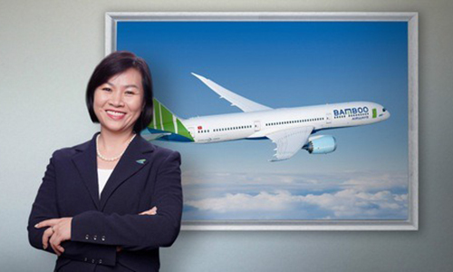 Bà Dương Thị Mai Hoa khi còn làm việc tại Bamboo Airways. Ảnh: Bamboo Airways