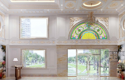 Nội thất cao cấp và không gian thoáng là ưu điểm của dự án.