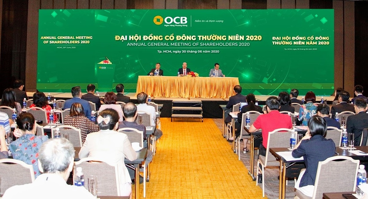 OCB tổ chức thành công đại hội cổ đông hôm 30/6.