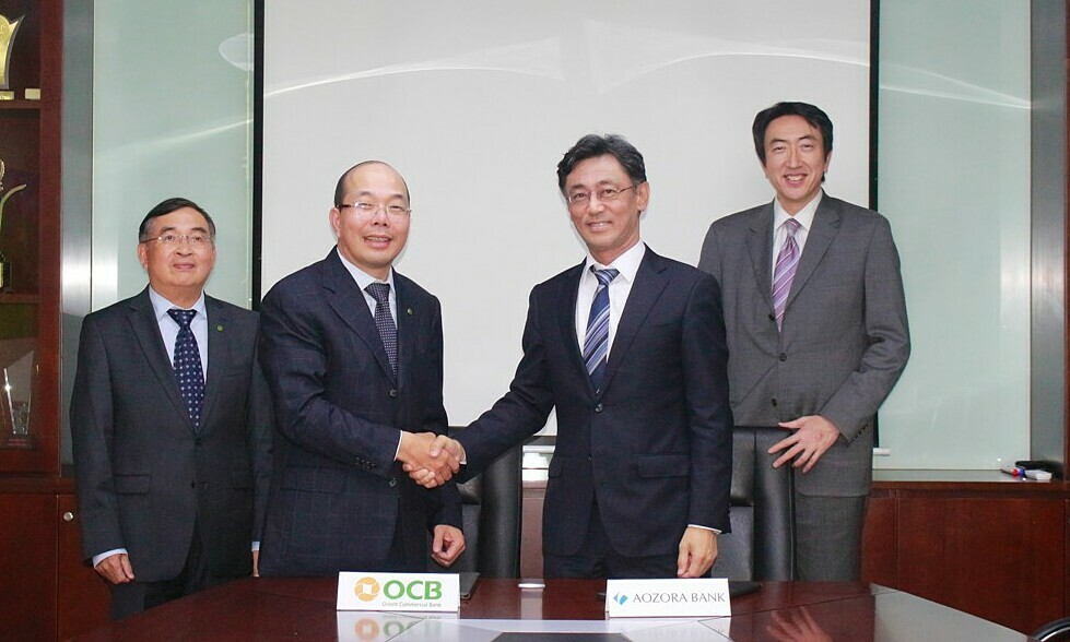 Đại diện OCB và Aozora Bank...