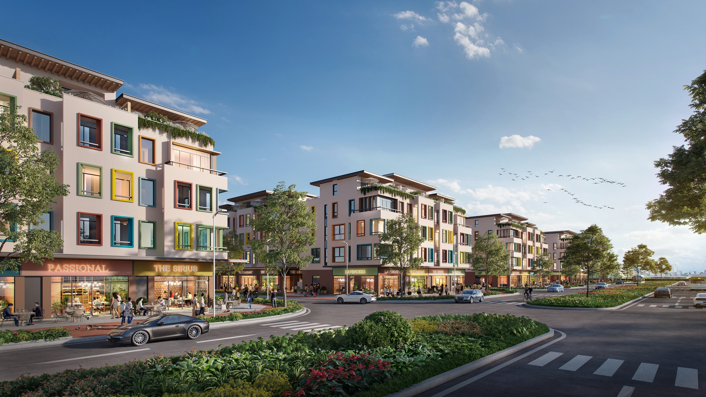 Khách mua Meyhomes Capital Phú Quốc đang được hưởng nhiều chính sách ưu đãi. Ảnh phối cảnh: Tân Á Đại Thành.