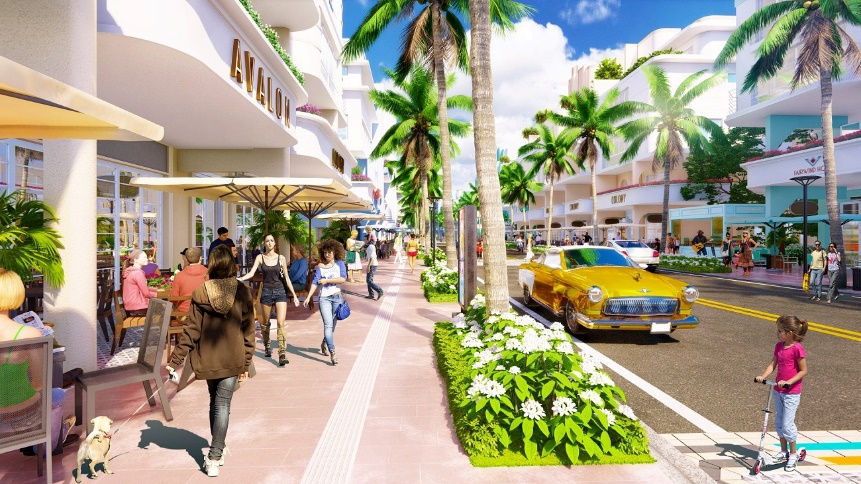 Perspective of the resort urban area along the river Do - which will set a new standard of living, harmonizing the two values of living and relaxing in Sam Son.