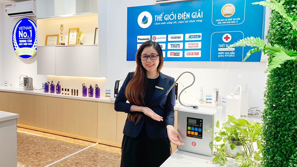 Fuji Smart i9 với công nghệ điện phân siêu Hydro mới và thiết kế vỏ platinum.