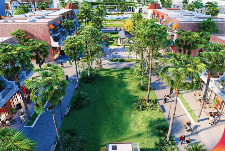 Không gian xanh tại dự án Ocean Residence. Ảnh: Novaland